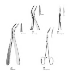 D029 Dental Extracting Forceps root splinter upper roots root fragments