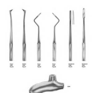 D046 Dental Root tip Elevators Cryer Seldin Cryer Heidbrink interchangeable tips