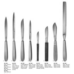 G016 Amputating Knives Cartilage Knives Autopsy Knives Catlin Langenbeck