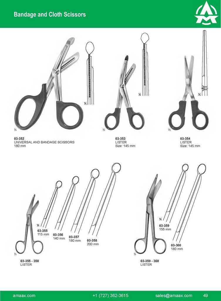G049 Bandage Cloth Scissors Universal Lister