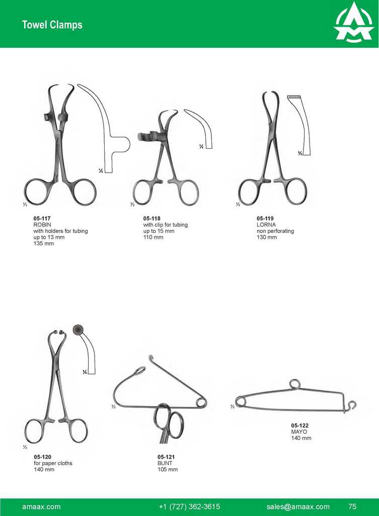 G075 Towel Clamps Robin Lorna Bunt Mayo