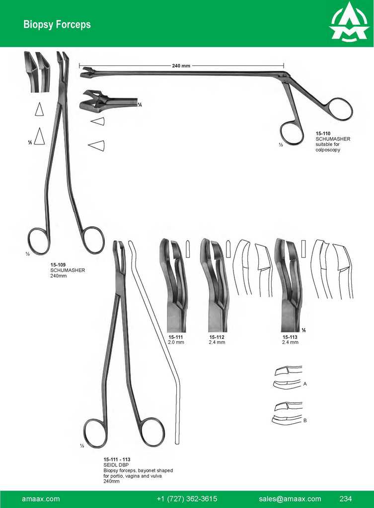 G234 Biopsy Forceps Schumasher Seidl Dbp