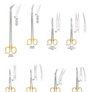 G406 scissors Tungsten Carbide Inserts De Bakey Fine Scissor Ragnell