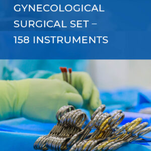 Gynecological Surgical Set 158 Instruments